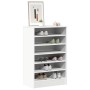 Mueble zapatero de madera contrachapada blanco 60x35x92 cm en Zapateros y organizadores de calzado | Comprar online en Foru.es