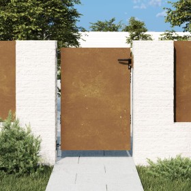 Puerta de jardín acero corten 85x150 cm de vidaXL, Puertas de jardín - Ref: Foro24-153259, Precio: 155,42 €, Descuento: %