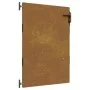 Puerta de jardín acero corten 85x150 cm de vidaXL, Puertas de jardín - Ref: Foro24-153259, Precio: 151,69 €, Descuento: %