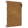 Puerta de jardín acero corten 85x150 cm de vidaXL, Puertas de jardín - Ref: Foro24-153259, Precio: 155,42 €, Descuento: %
