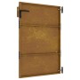 Puerta de jardín acero corten 85x150 cm de vidaXL, Puertas de jardín - Ref: Foro24-153259, Precio: 155,42 €, Descuento: %