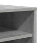 Mueble zapatero madera contrachapada gris hormigón 60x35x92 cm en Zapateros y organizadores de calzado | Comprar online en Foru.