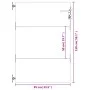 Puerta de jardín acero corten 85x150 cm de vidaXL, Puertas de jardín - Ref: Foro24-153259, Precio: 151,69 €, Descuento: %
