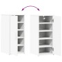Mueble zapatero de aglomerado blanco 32x35x70 cm en Zapateros y organizadores de calzado | Comprar online en Foru.es