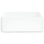 Lavabo cuadrado de cerámica blanco 37x37x13 cm de vidaXL, Lavabos - Ref: Foro24-153341, Precio: 57,74 €, Descuento: %