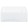 Lavabo cuadrado de cerámica blanco 37x37x13 cm de vidaXL, Lavabos - Ref: Foro24-153341, Precio: 57,74 €, Descuento: %