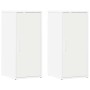 Muebles zapateros 2 uds madera contrachapada blanco 32x35x70 cm en Zapateros y organizadores de calzado | Comprar online en Foru