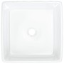Lavabo cuadrado de cerámica blanco 37x37x13 cm de vidaXL, Lavabos - Ref: Foro24-153341, Precio: 57,74 €, Descuento: %