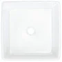 Square white ceramic washbasin 37x37x13 cm by vidaXL, Sinks - Ref: Foro24-153341, Price: 56,86 €, Discount: %