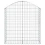 Cesta gaviones forma arco hierro galvanizado 100x30x100/120 cm de vidaXL, Maceteros y jardineras - Ref: Foro24-153425, Precio...