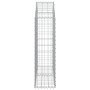 Cesta gaviones forma arco hierro galvanizado 100x30x100/120 cm de vidaXL, Maceteros y jardineras - Ref: Foro24-153425, Precio...