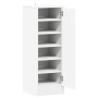 Mueble zapatero de aglomerado blanco 32x35x92 cm en Zapateros y organizadores de calzado | Comprar online en Foru.es