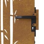 Puerta de jardín acero corten diseño bambú 85x175 cm de vidaXL, Puertas de jardín - Ref: Foro24-153236, Precio: 184,31 €, Des...