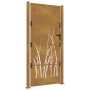 Puerta de jardín acero corten diseño hierba 105x205 cm de vidaXL, Puertas de jardín - Ref: Foro24-153177, Precio: 281,75 €, D...