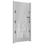 Puerta de jardín acero corten diseño hierba 105x205 cm de vidaXL, Puertas de jardín - Ref: Foro24-153177, Precio: 281,75 €, D...