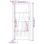 Gartentor aus Cortenstahl, Grasdesign, 105 x 205 cm von vidaXL, Gartentore - Ref: Foro24-153177, Preis: 271,81 €, Rabatt: %