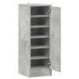 Mueble zapatero de aglomerado gris hormigón 32x35x92 cm en Zapateros y organizadores de calzado | Comprar online en Foru.es
