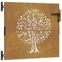Gartentor aus Cortenstahl, Baumdesign, 85 x 100 cm von vidaXL, Gartentore - Ref: Foro24-153209, Preis: 129,29 €, Rabatt: %