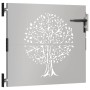 Puerta de jardín acero corten diseño árbol 85x100 cm de vidaXL, Puertas de jardín - Ref: Foro24-153209, Precio: 132,66 €, Des...