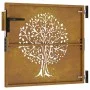 Gartentor aus Cortenstahl, Baumdesign, 85 x 100 cm von vidaXL, Gartentore - Ref: Foro24-153209, Preis: 129,29 €, Rabatt: %