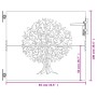 Puerta de jardín acero corten diseño árbol 85x100 cm de vidaXL, Puertas de jardín - Ref: Foro24-153209, Precio: 132,66 €, Des...