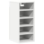 Mueble zapatero de madera contrachapada blanco 31,5x35x70 cm en Zapateros y organizadores de calzado | Comprar online en Foru.es