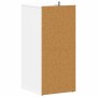 Mueble zapatero de madera contrachapada blanco 31,5x35x70 cm en Zapateros y organizadores de calzado | Comprar online en Foru.es