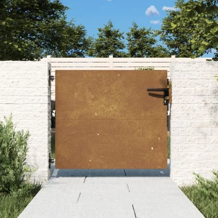 Corten steel garden gate 85x75 cm by vidaXL, garden gates - Ref: Foro24-153256, Price: 91,39 €, Discount: %