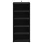 Mueble zapatero de madera contrachapada negro 31,5x35x70 cm en Zapateros y organizadores de calzado | Comprar online en Foru.es