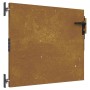 Puerta de jardín acero corten 85x75 cm de vidaXL, Puertas de jardín - Ref: Foro24-153256, Precio: 93,93 €, Descuento: %
