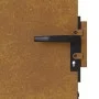Corten steel garden gate 85x200 cm by vidaXL, garden gates - Ref: Foro24-153261, Price: 164,87 €, Discount: %