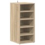 Mueble zapatero madera contrachapada roble Sonoma 31,5x35x70 cm en Zapateros y organizadores de calzado | Comprar online en Foru