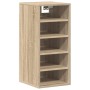 Mueble zapatero madera contrachapada roble Sonoma 31,5x35x70 cm en Zapateros y organizadores de calzado | Comprar online en Foru
