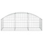 Cesta de gaviones forma arco hierro galvanizado 150x50x40/60 cm de vidaXL, Maceteros y jardineras - Ref: Foro24-153452, Preci...