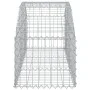 Cesta de gaviones forma arco hierro galvanizado 150x50x40/60 cm de vidaXL, Maceteros y jardineras - Ref: Foro24-153452, Preci...