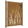 Gartentor aus Cortenstahl, Grasdesign, 105 x 130 cm von vidaXL, Gartentore - Ref: Foro24-153228, Preis: 173,73 €, Rabatt: %
