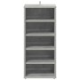 Mueble zapatero madera contrachapada gris hormigón 31,5x35x70cm en Zapateros y organizadores de calzado | Comprar online en Foru