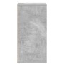 Mueble zapatero madera contrachapada gris hormigón 31,5x35x70cm en Zapateros y organizadores de calzado | Comprar online en Foru