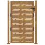 Puerta de jardín acero corten diseño cuadrado 105x130 cm de vidaXL, Puertas de jardín - Ref: Foro24-153198, Precio: 189,78 €,...