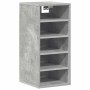 Muebles zapateros 2uds contrachapado gris hormigón 31,5x35x70cm en Zapateros y organizadores de calzado | Comprar online en Foru