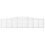 Cesta de gaviones forma arco hierro galvanizado 400x30x80/100cm de vidaXL, Maceteros y jardineras - Ref: Foro24-153404, Preci...