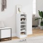 Mueble zapatero de madera contrachapada blanco 31,5x35x90 cm en Zapateros y organizadores de calzado | Comprar online en Foru.es