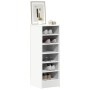 Mueble zapatero de madera contrachapada blanco 31,5x35x90 cm en Zapateros y organizadores de calzado | Comprar online en Foru.es