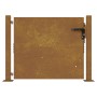 Puerta de jardín acero corten 105x80 cm de vidaXL, Puertas de jardín - Ref: Foro24-153262, Precio: 120,52 €, Descuento: %