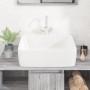 Lavabo rectangular de cerámica blanco 48x37x13 cm de vidaXL, Lavabos - Ref: Foro24-153338, Precio: 91,40 €, Descuento: %