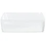 Rectangular white ceramic sink 48x37x13 cm by vidaXL, Sinks - Ref: Foro24-153338, Price: 89,54 €, Discount: %