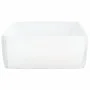 Lavabo rectangular de cerámica blanco 48x37x13 cm de vidaXL, Lavabos - Ref: Foro24-153338, Precio: 89,54 €, Descuento: %
