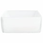 Lavabo rectangular de cerámica blanco 48x37x13 cm de vidaXL, Lavabos - Ref: Foro24-153338, Precio: 91,40 €, Descuento: %