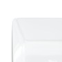 Lavabo rectangular de cerámica blanco 48x37x13 cm de vidaXL, Lavabos - Ref: Foro24-153338, Precio: 91,40 €, Descuento: %
