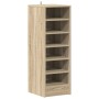 Mueble zapatero madera contrachapada roble Sonoma 31,5x35x90 cm en Zapateros y organizadores de calzado | Comprar online en Foru